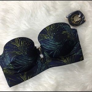 Victoria’s Secret palm rhinestone bikini top